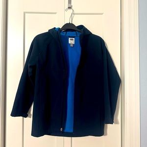 HOODED OLD NAVY BOYS JACKET 10/12 NAVY BLUE